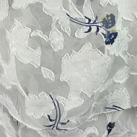 Lucky Brand Coral Cold Shoulder Polyester Top - Picture 8 of 8